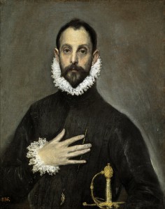 El Caballero de la mano en el Pecho_El Greco